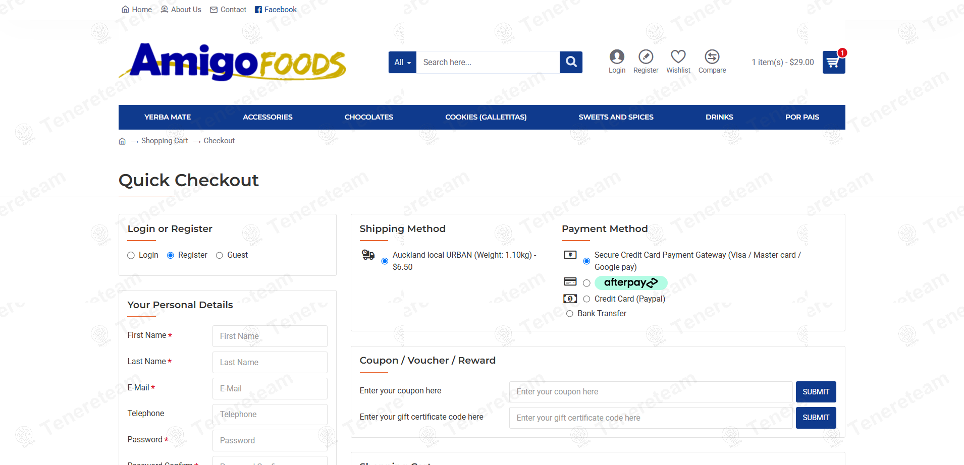 Amigo Foods apply coupon code