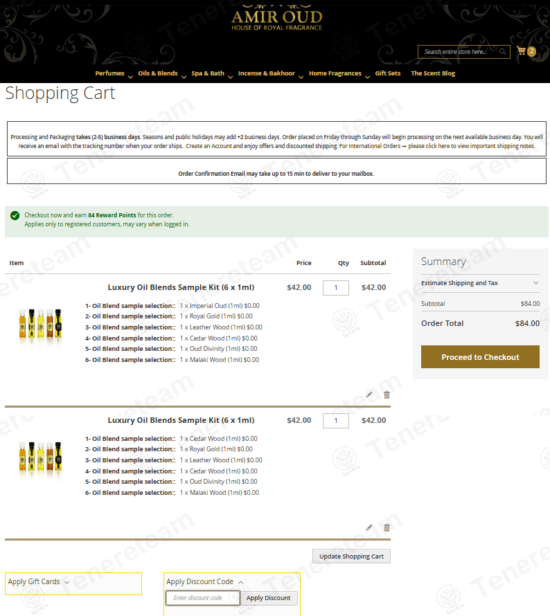 Amir Oud Fragrance apply coupon code