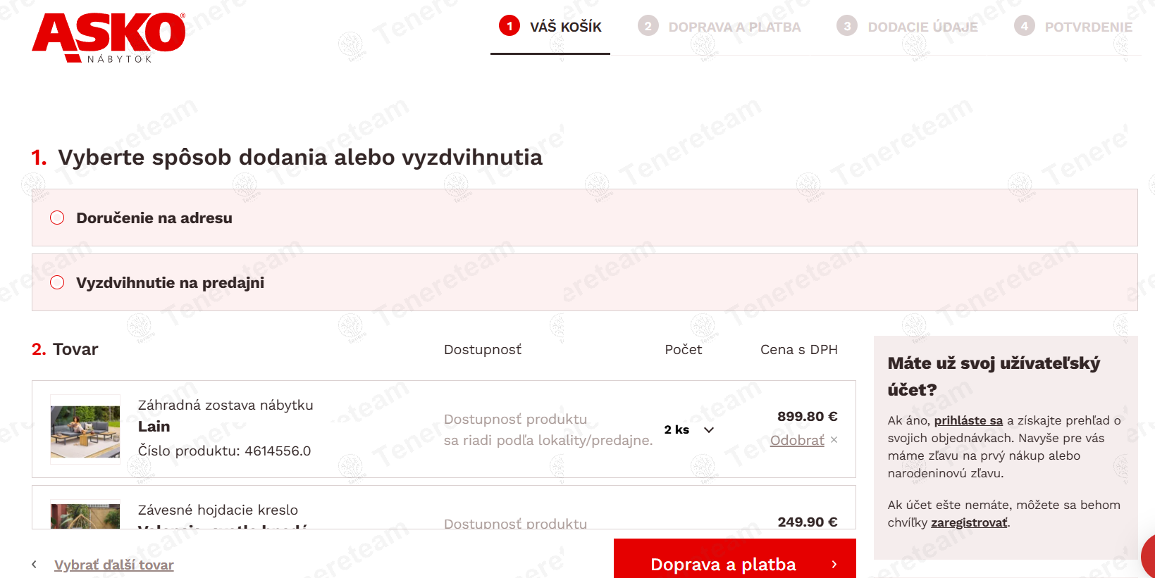 Asko Nabytok SK apply coupon code