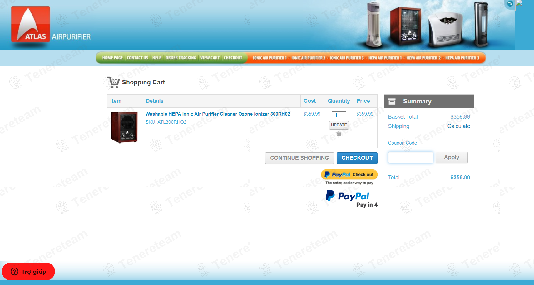 Atlasairpurifier.com apply coupon code