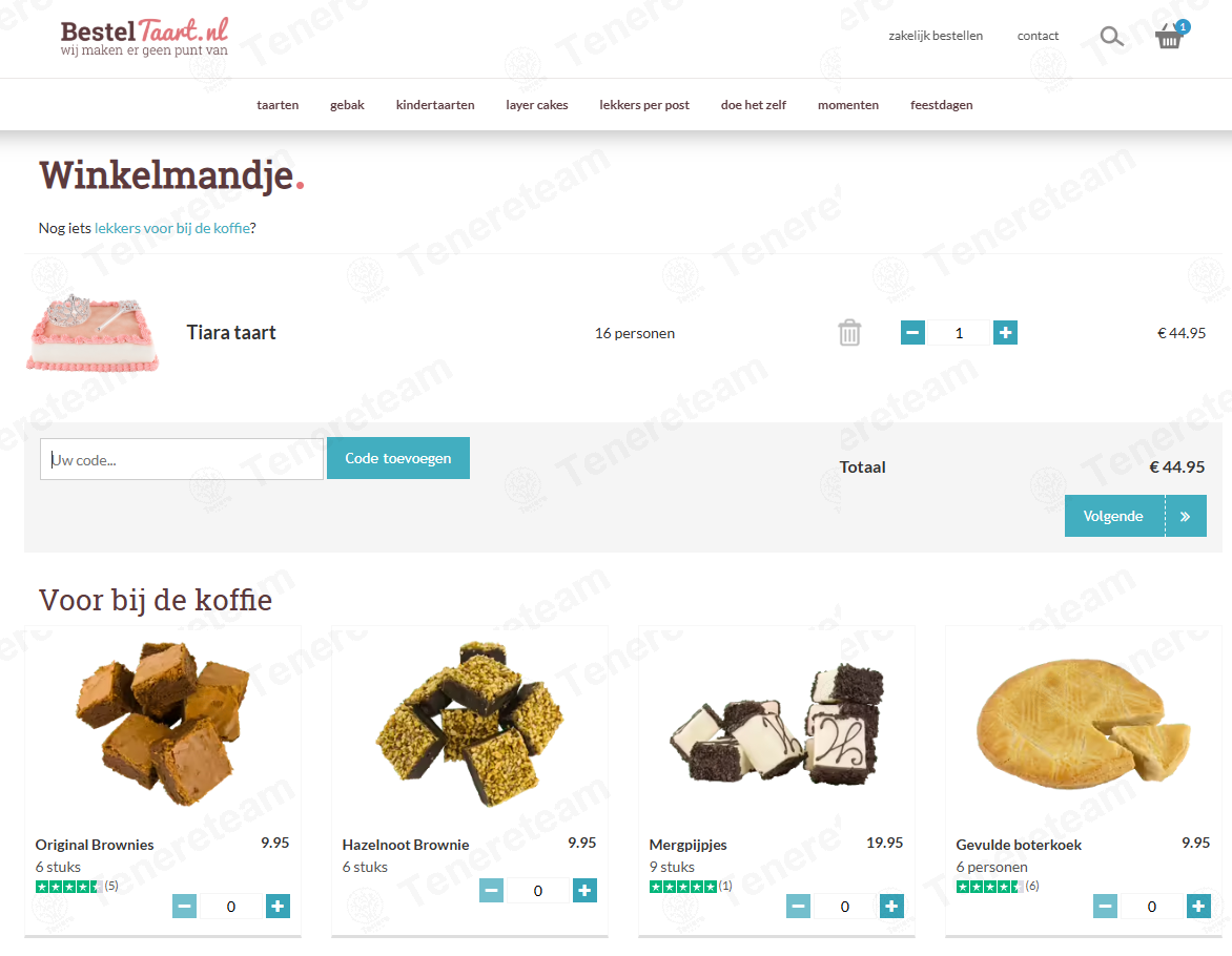 Bestel Taart NL apply coupon code