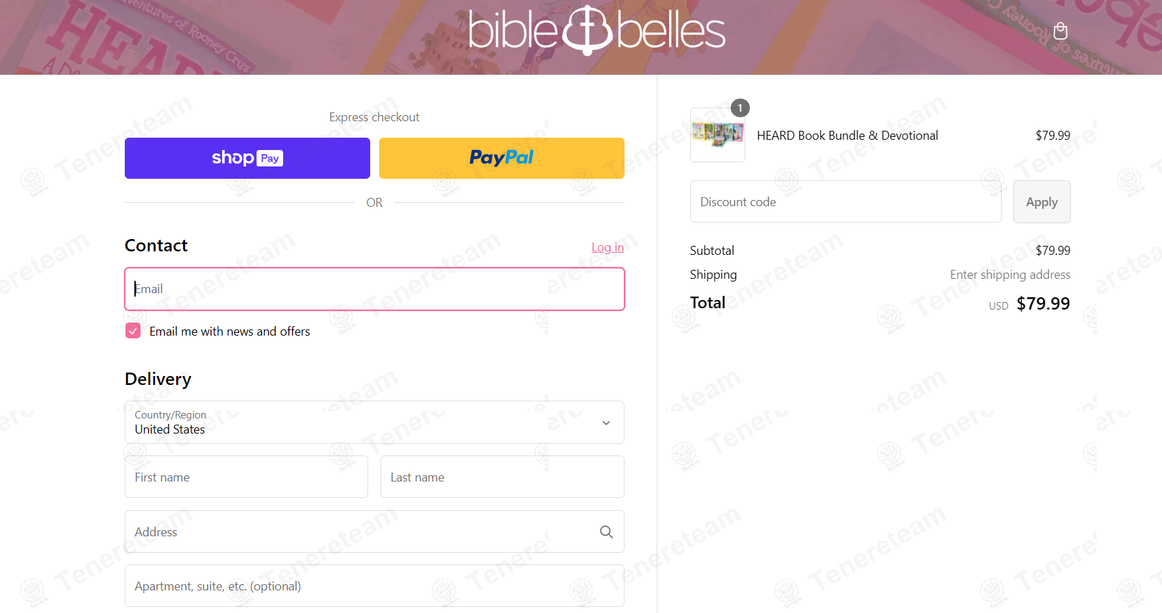 Bible Belles apply coupon code