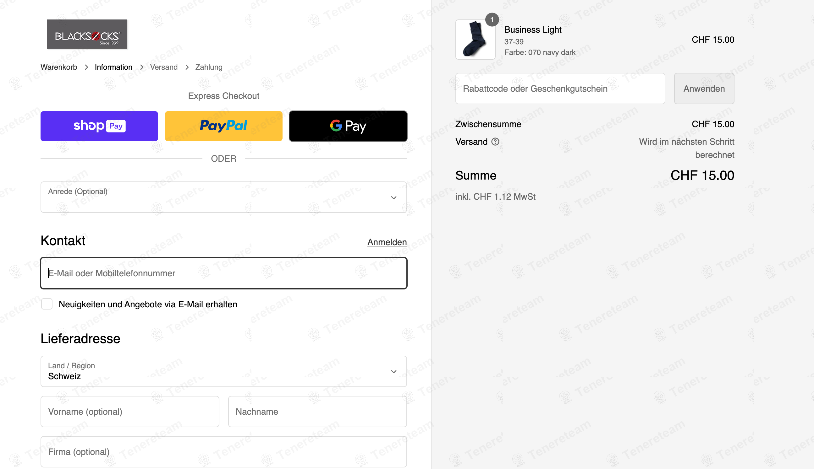 BlackSocks apply coupon code