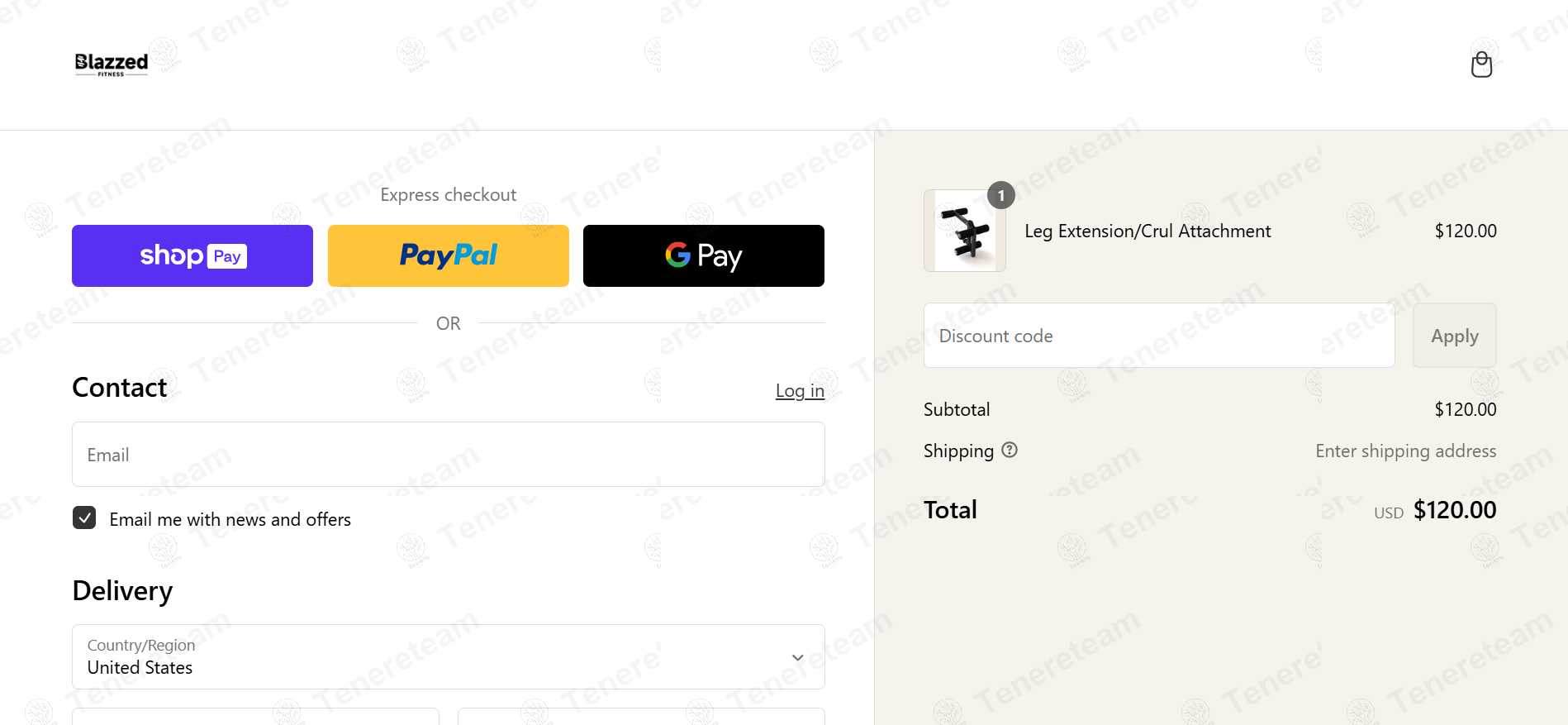 Blazzed Fitness apply coupon code