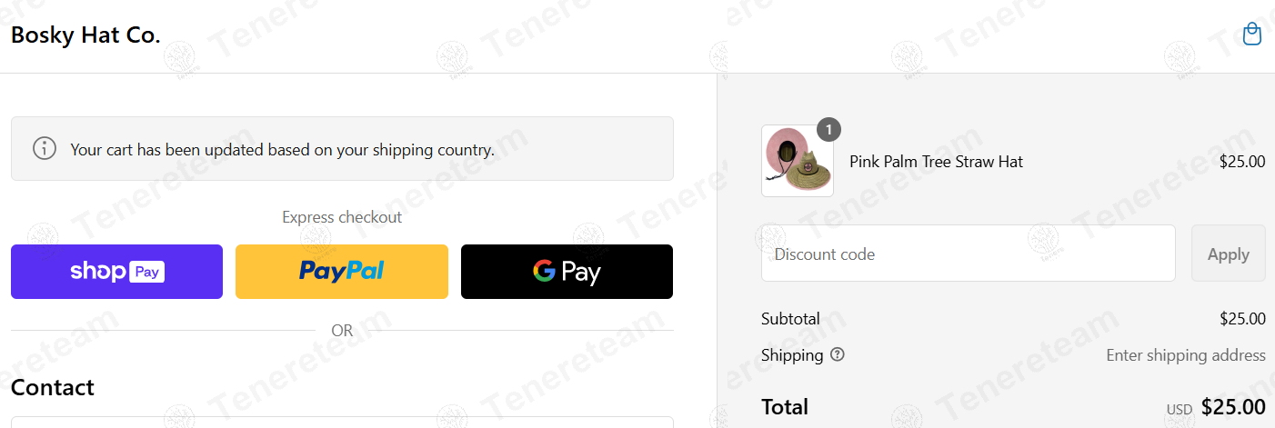 Bosky Hat Co apply coupon code