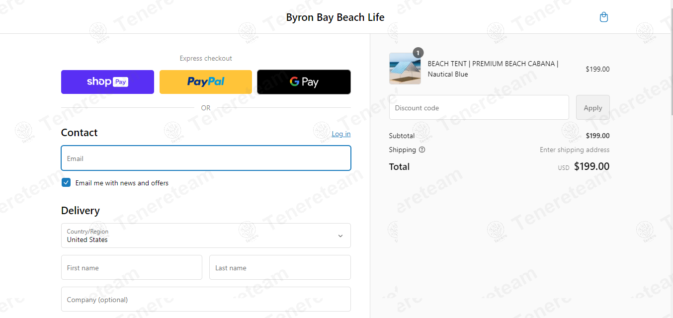 Byron Bay Beach Life apply coupon code