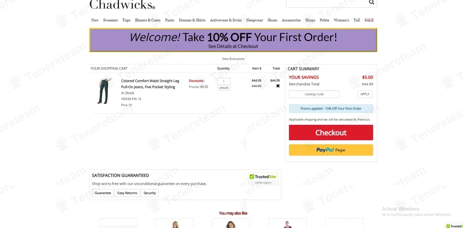 Chadwicks apply coupon code