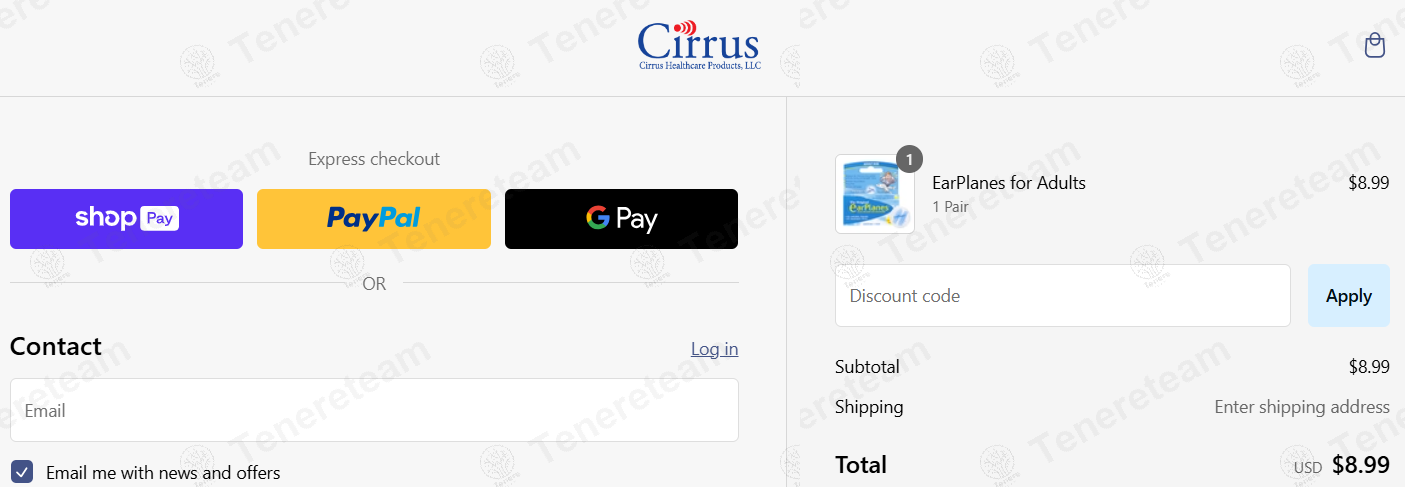 Cirrus Healthcare apply coupon code