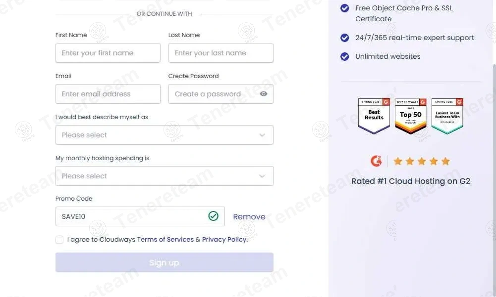 Cloudways apply coupon code