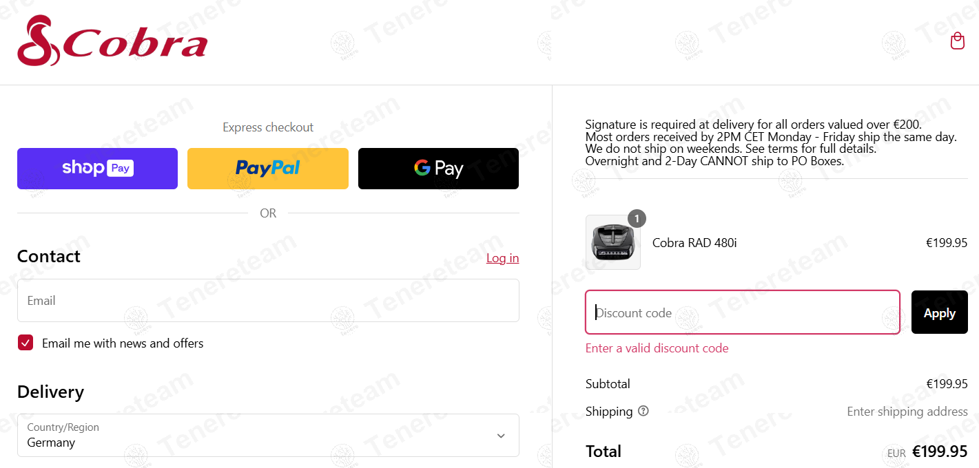 Cobra apply coupon code