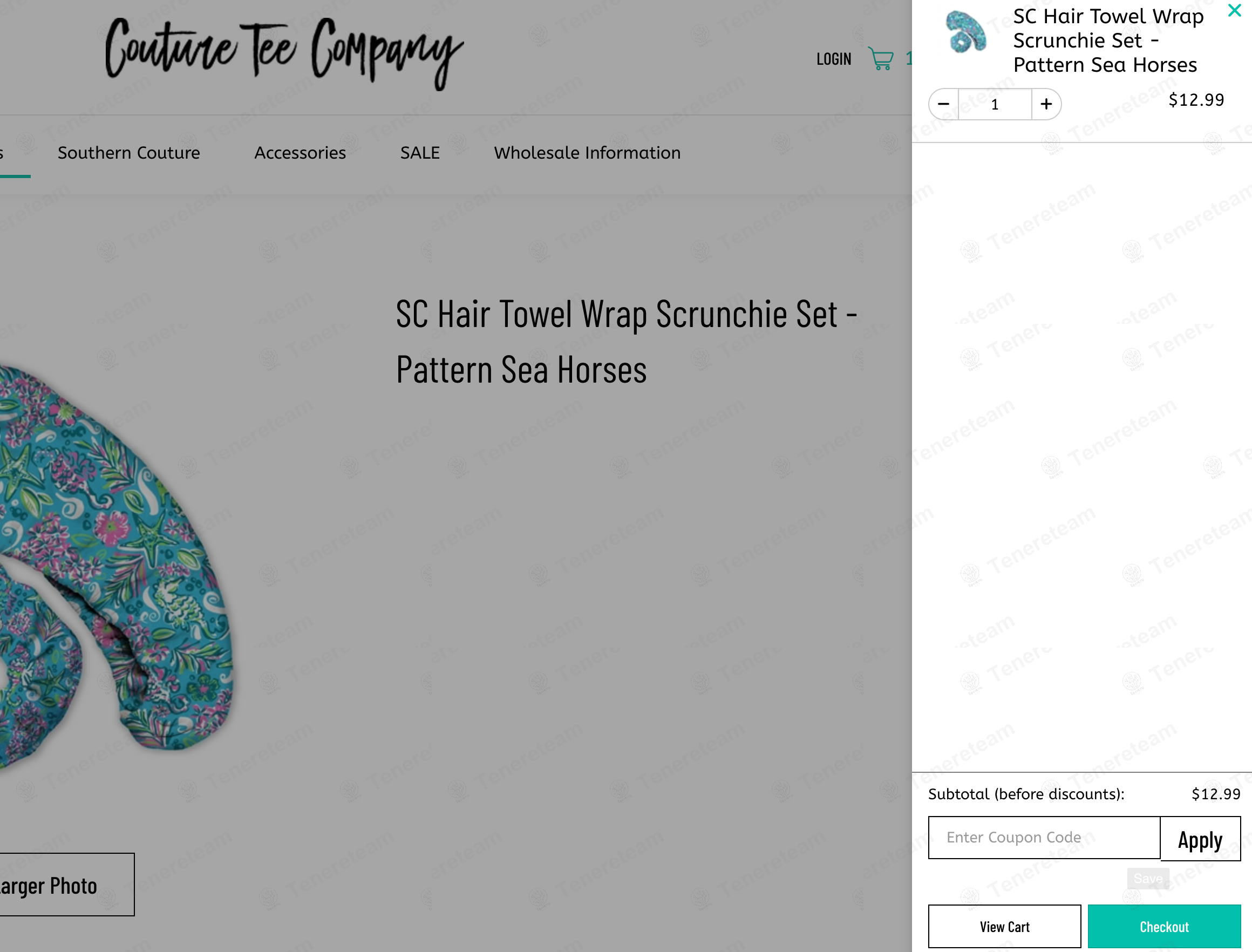 Couture Tee Company apply coupon code