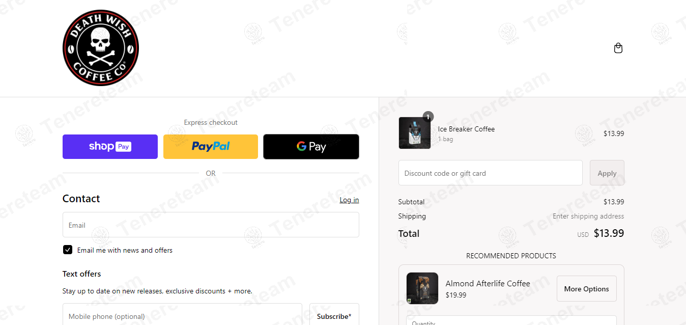 Death Wish Coffee apply coupon code