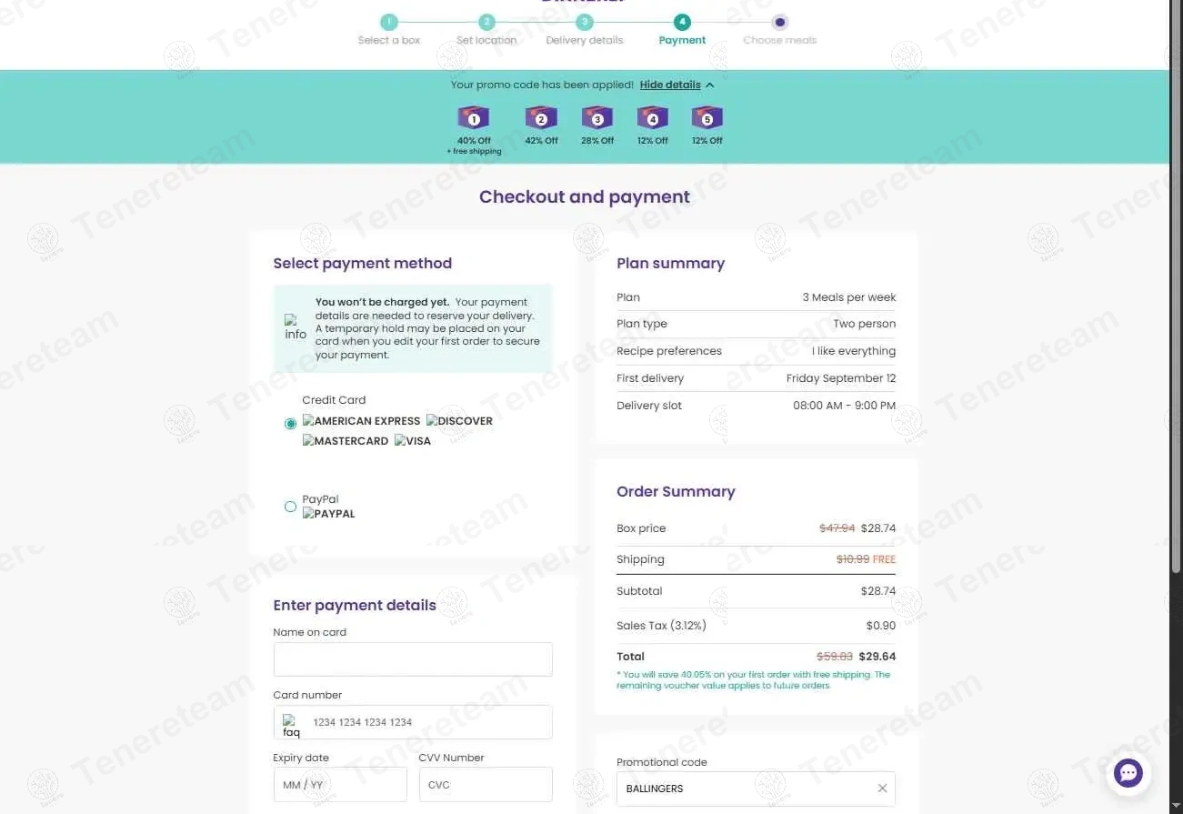 Dinnerly apply coupon code