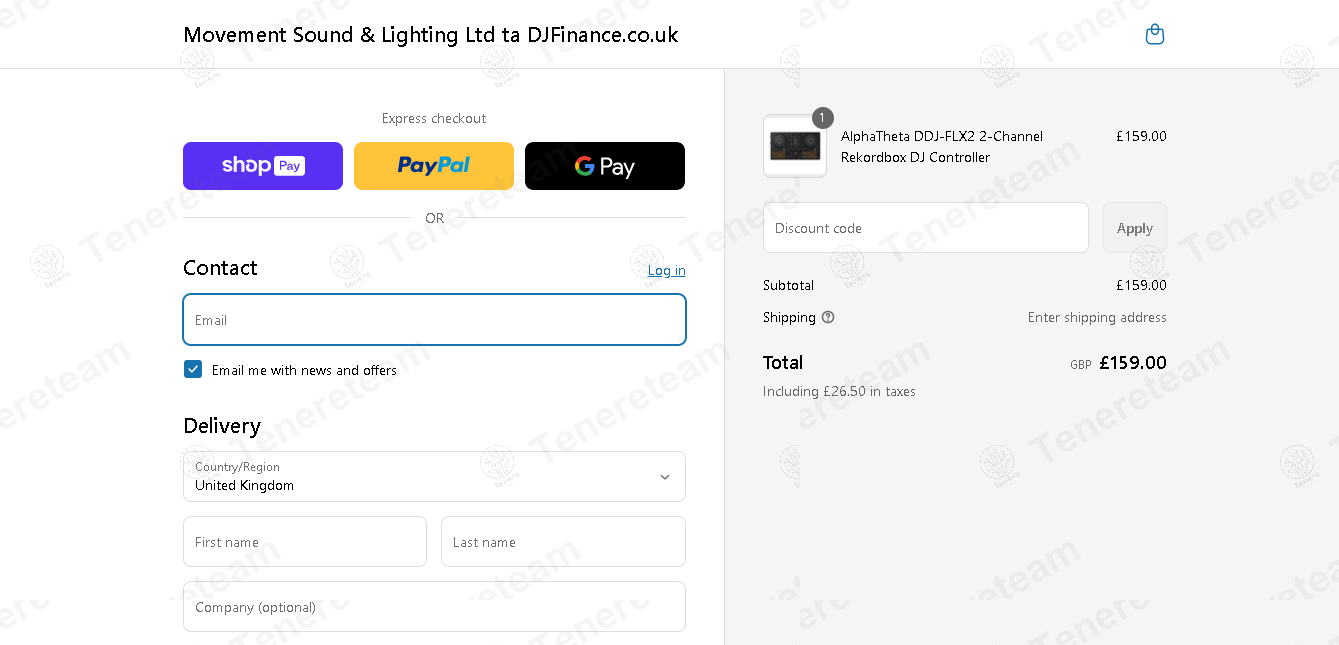 DJ Finance UK apply coupon code
