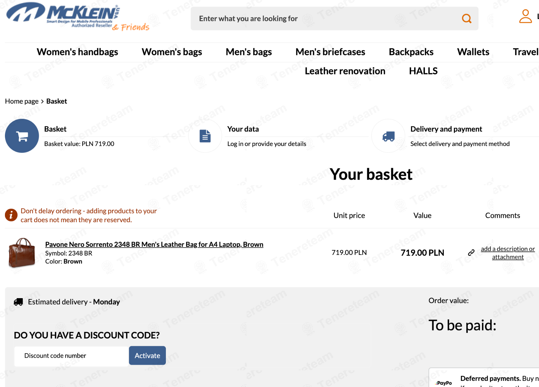 E-mcklein PL apply coupon code