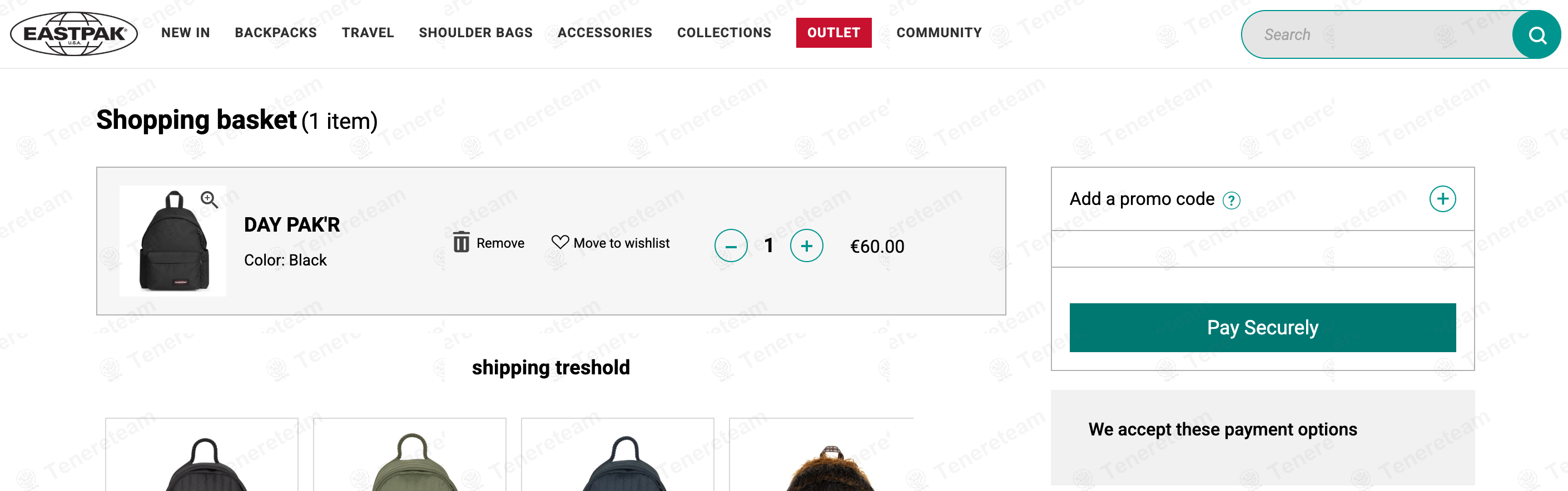 EastPak apply coupon code