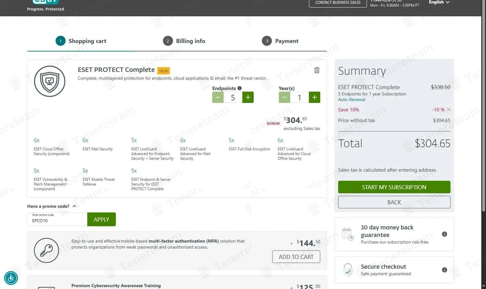 ESET apply coupon code