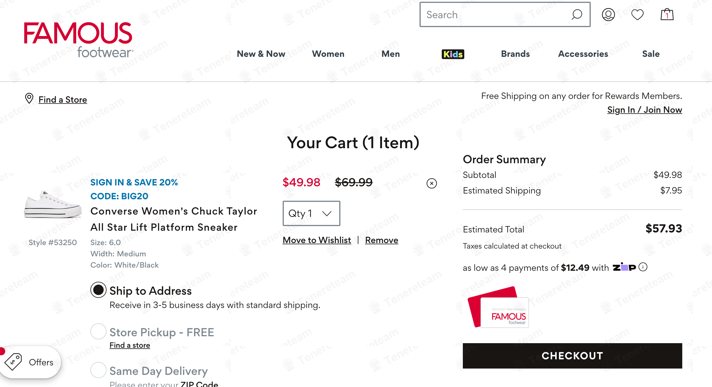 famous footwear nike coupon