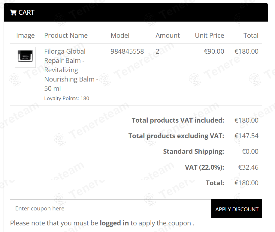 Farmacia del Corso IT apply coupon code