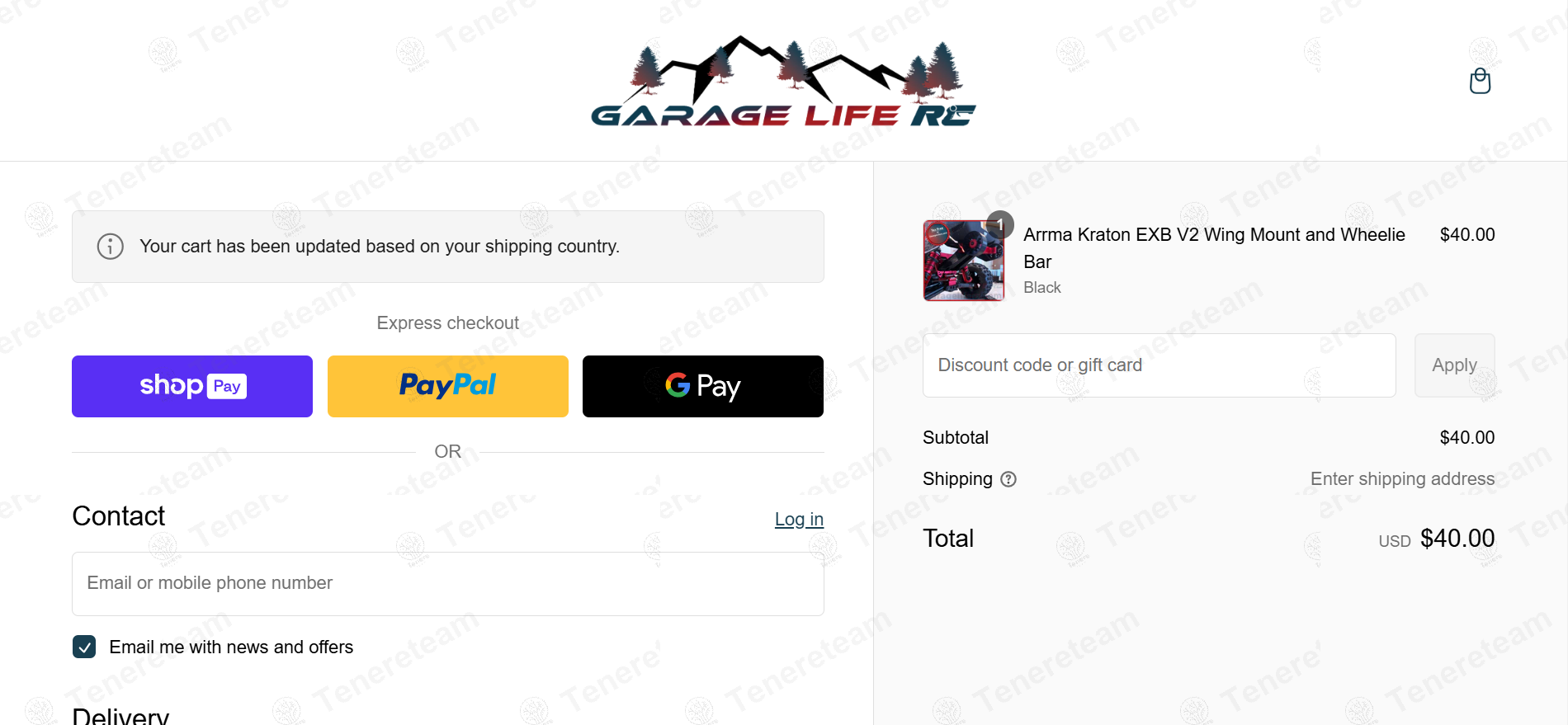 Garage Life RC apply coupon code