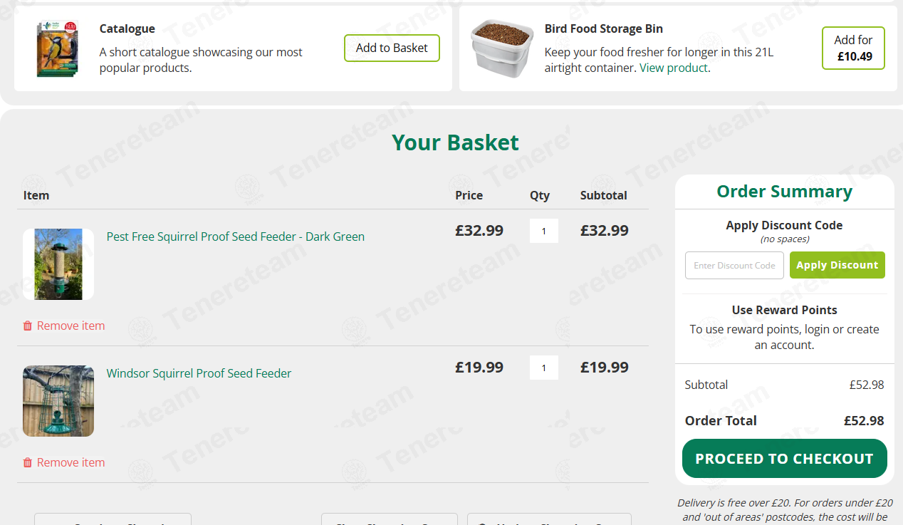 Garden Wildlife Direct UK apply coupon code