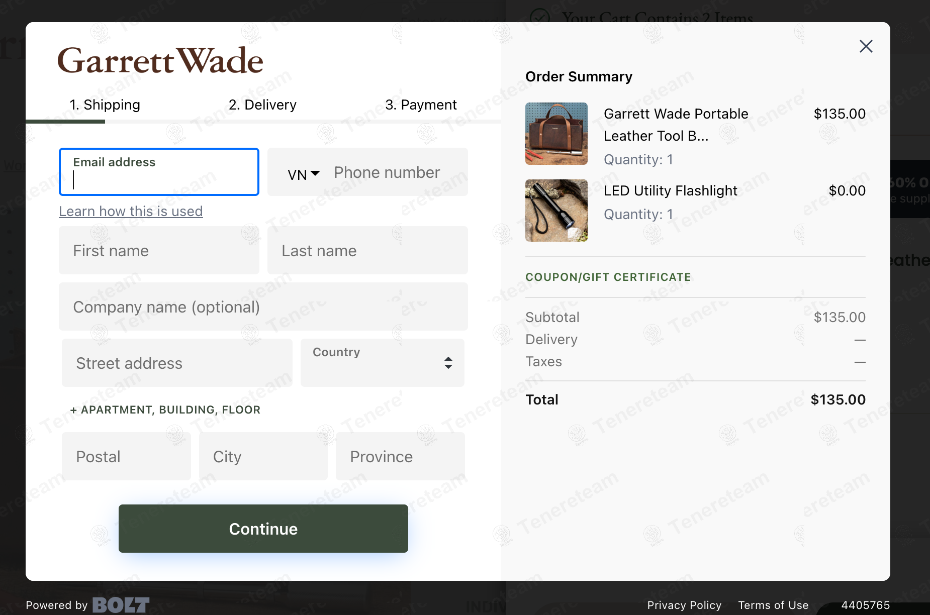 Garrett Wade apply coupon code