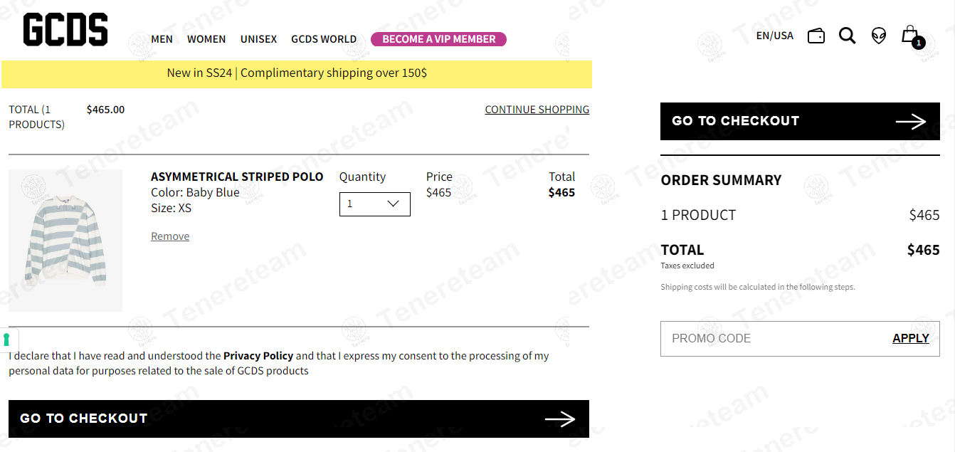 GCDS apply coupon code
