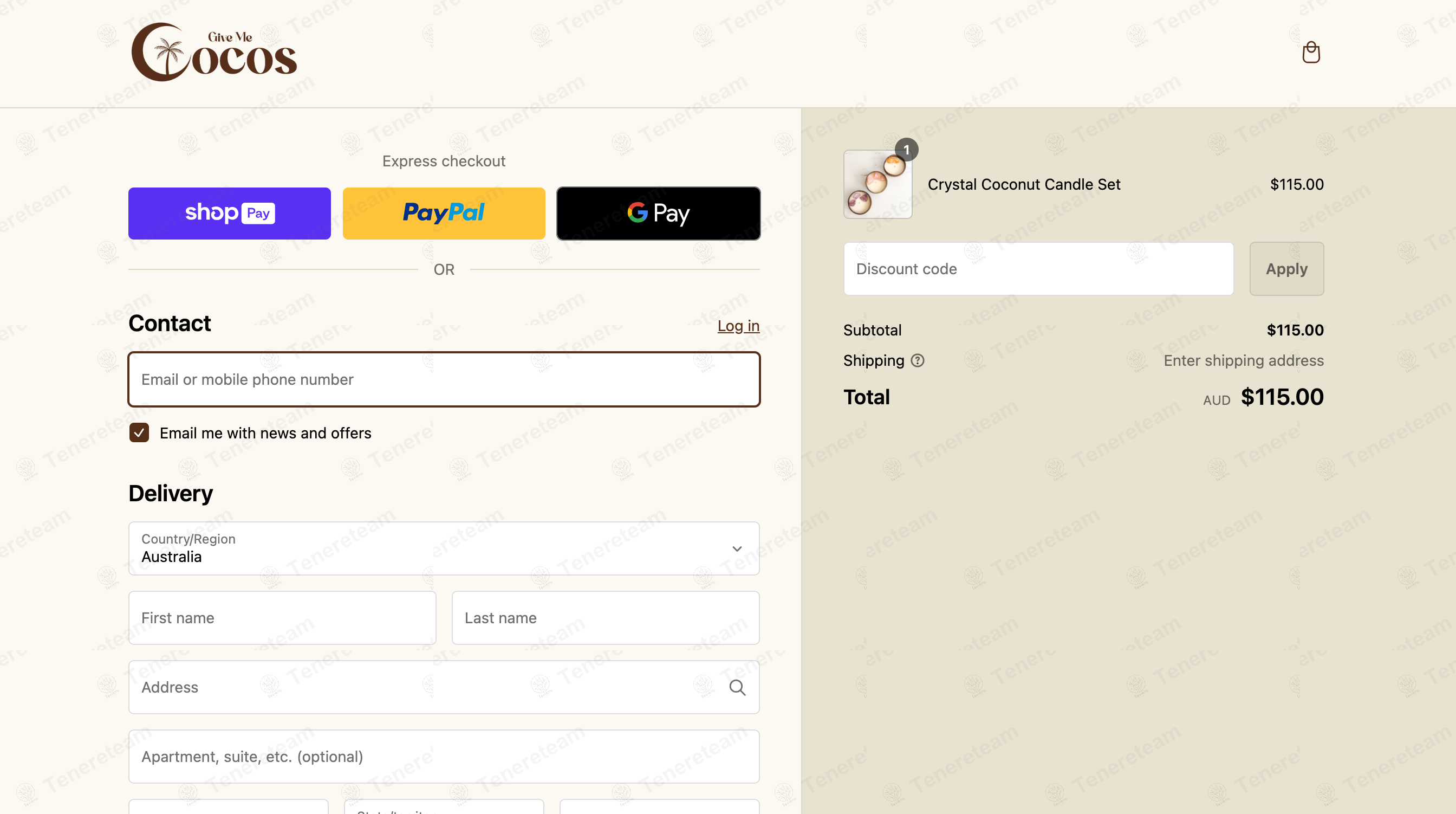 Givemecocos apply coupon code
