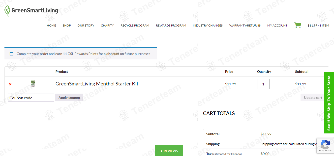 65% OFF GreenSmartLiving Coupon Codes