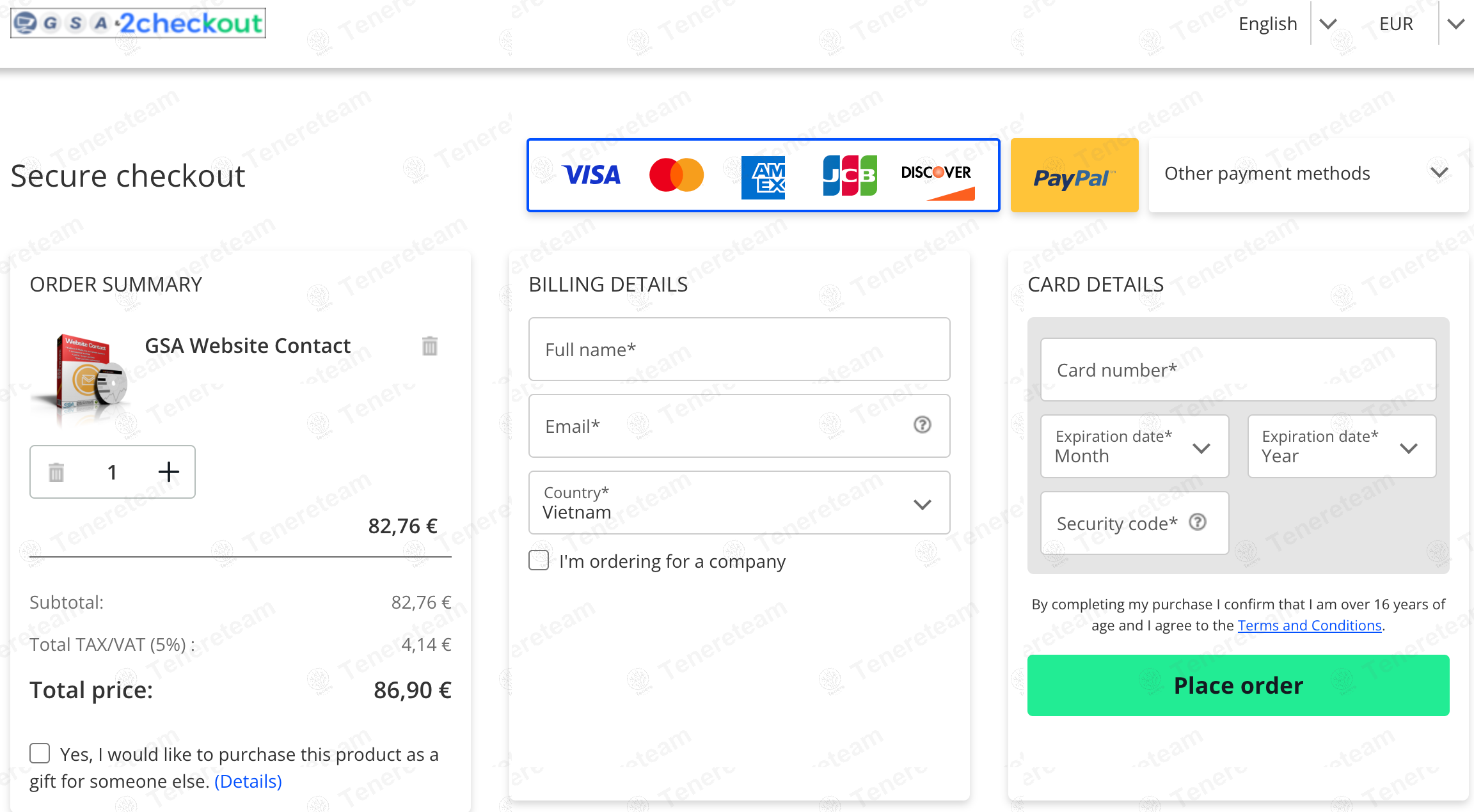 GSA SEO apply coupon code