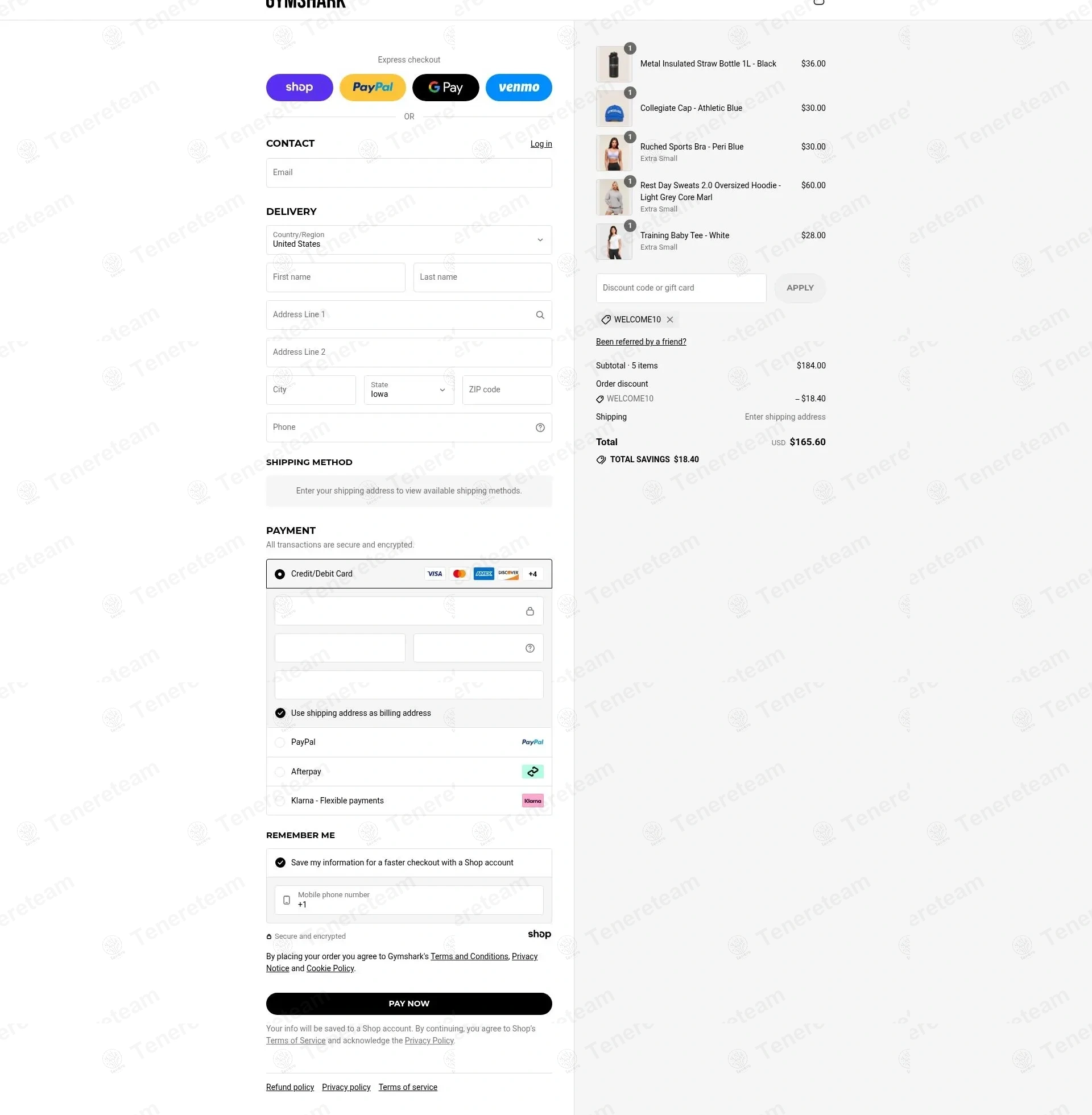 Gymshark apply coupon code