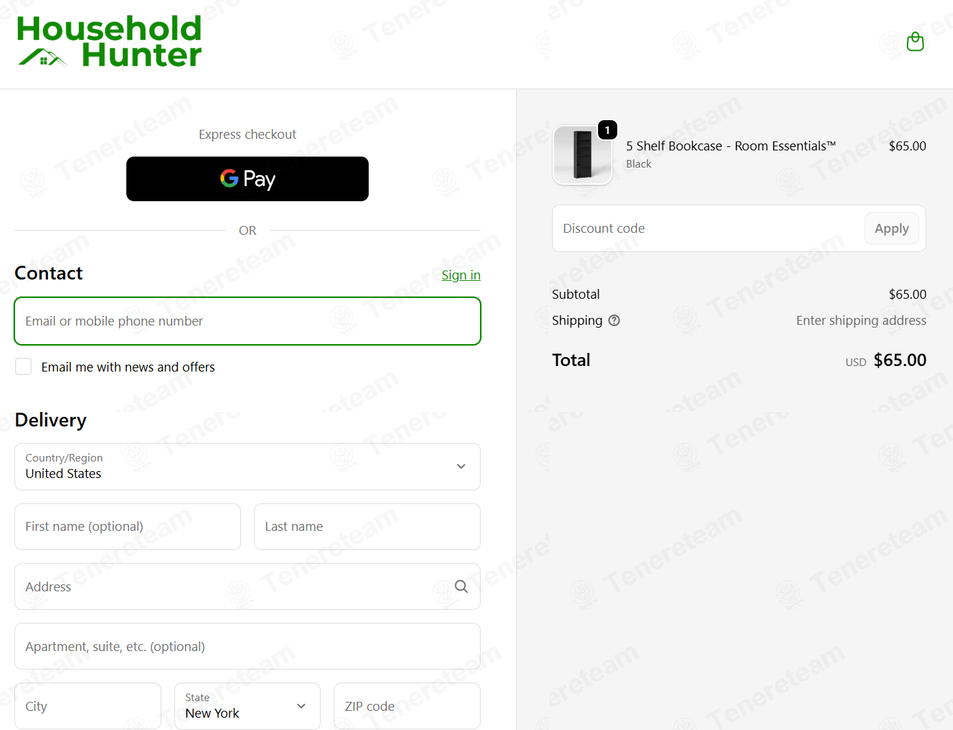 Household Hunter apply coupon code