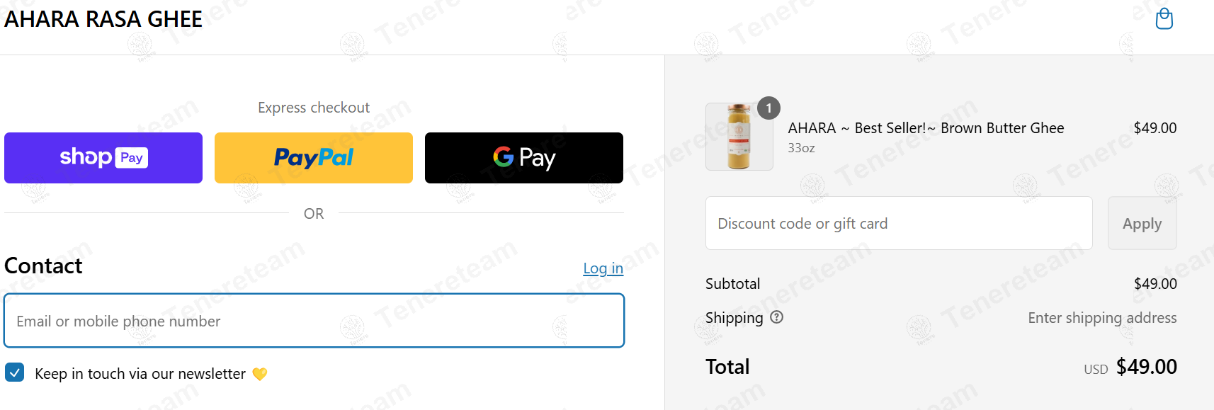 I Love Ghee apply coupon code