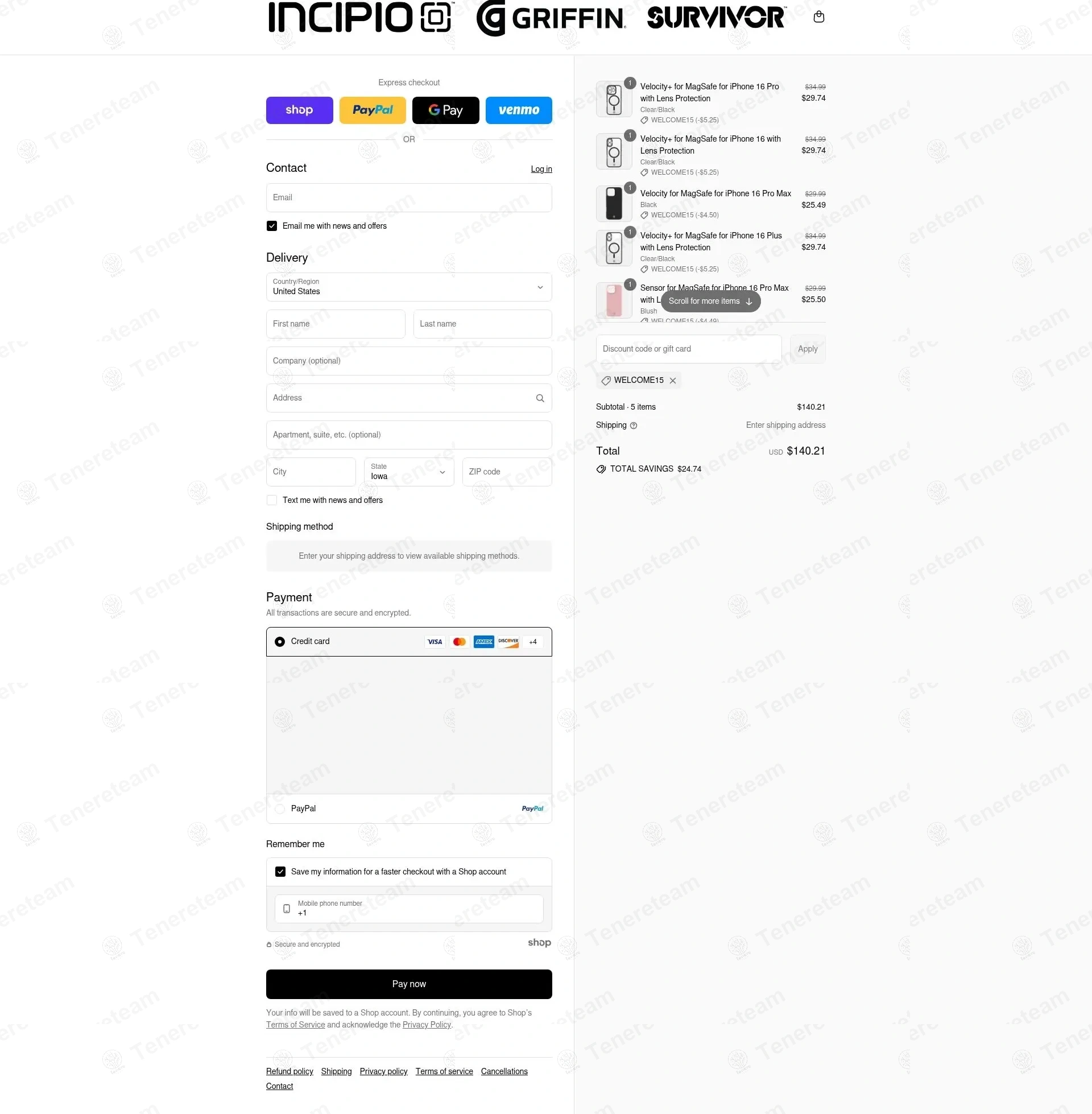 Incipio apply coupon code