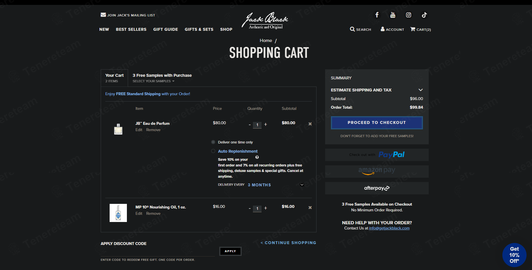 Jack Black apply coupon code