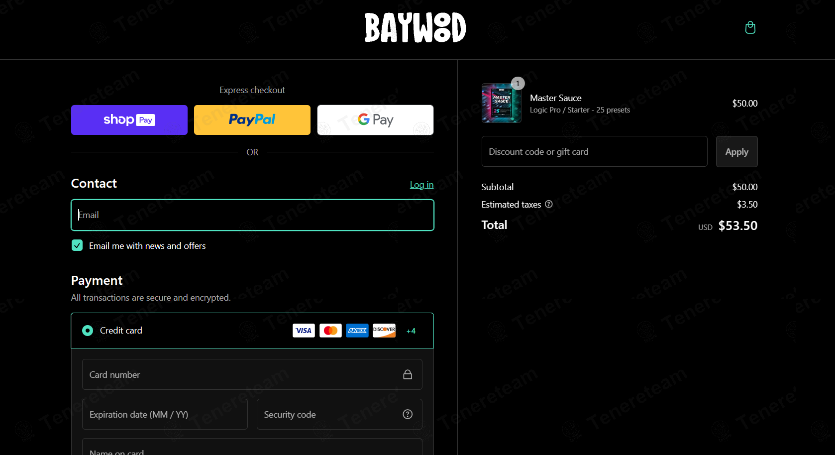 Jordan Baywood apply coupon code