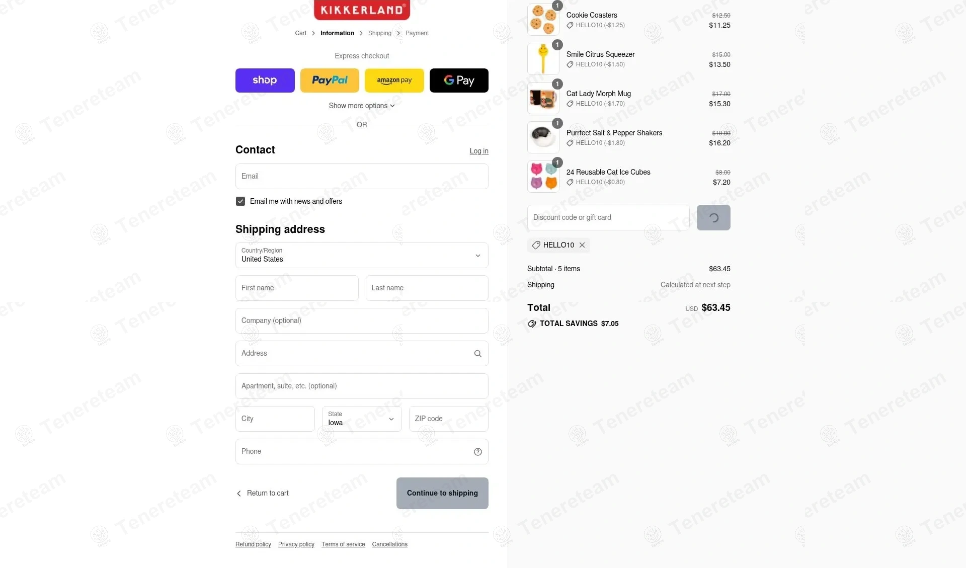 Kikkerland apply coupon code