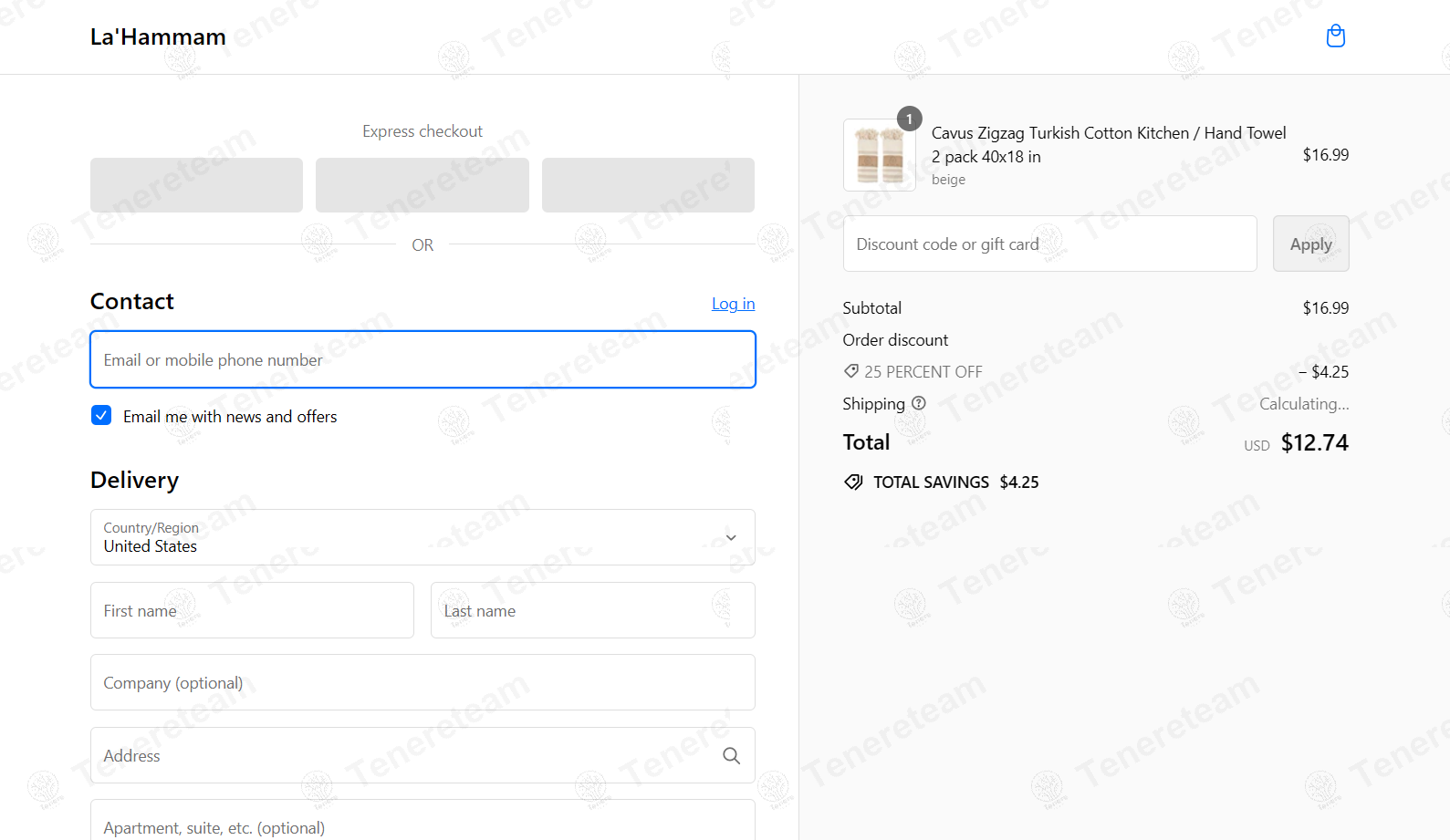Lahammam apply coupon code