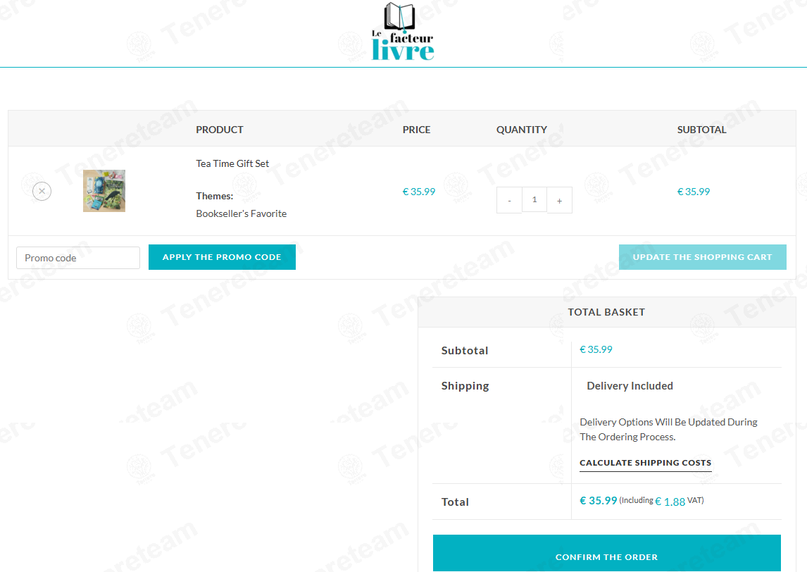 Le Facteur Livre apply coupon code