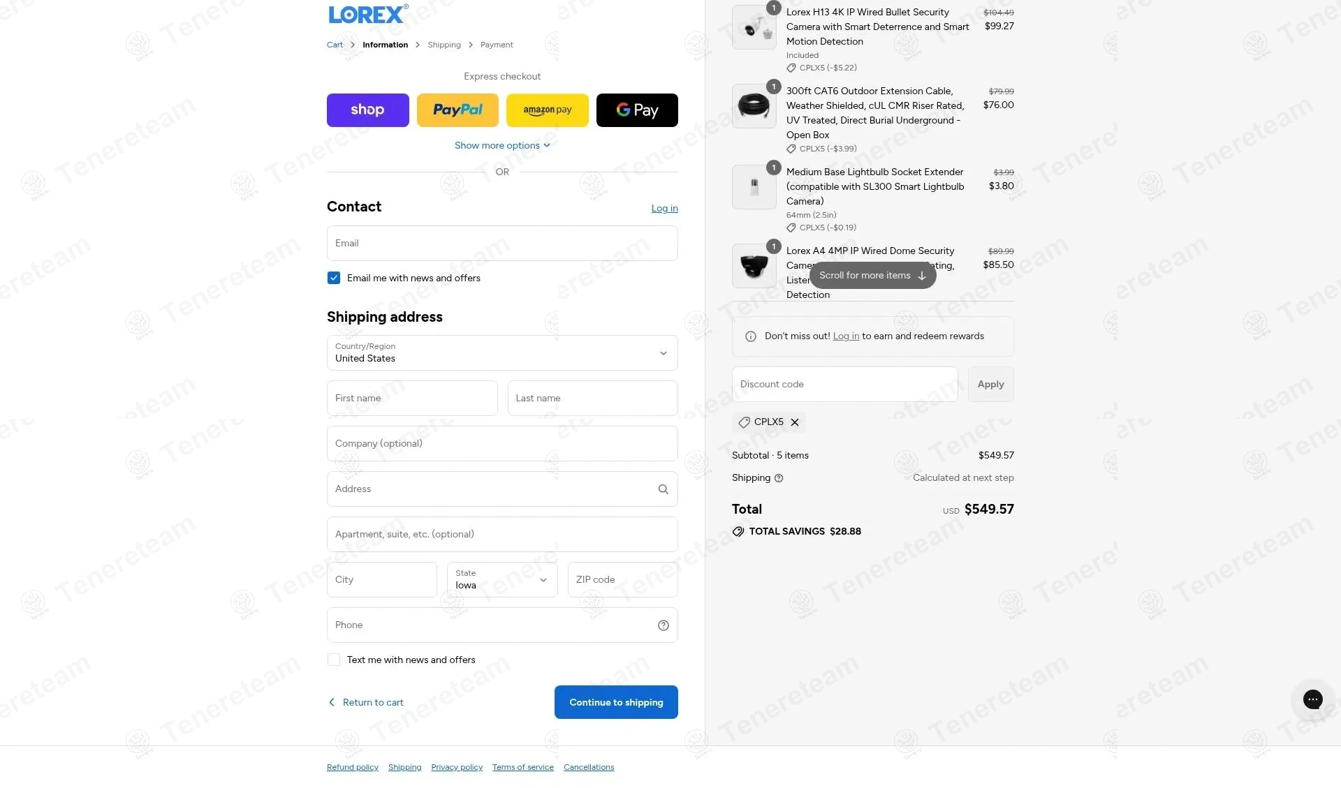 Lorex apply coupon code