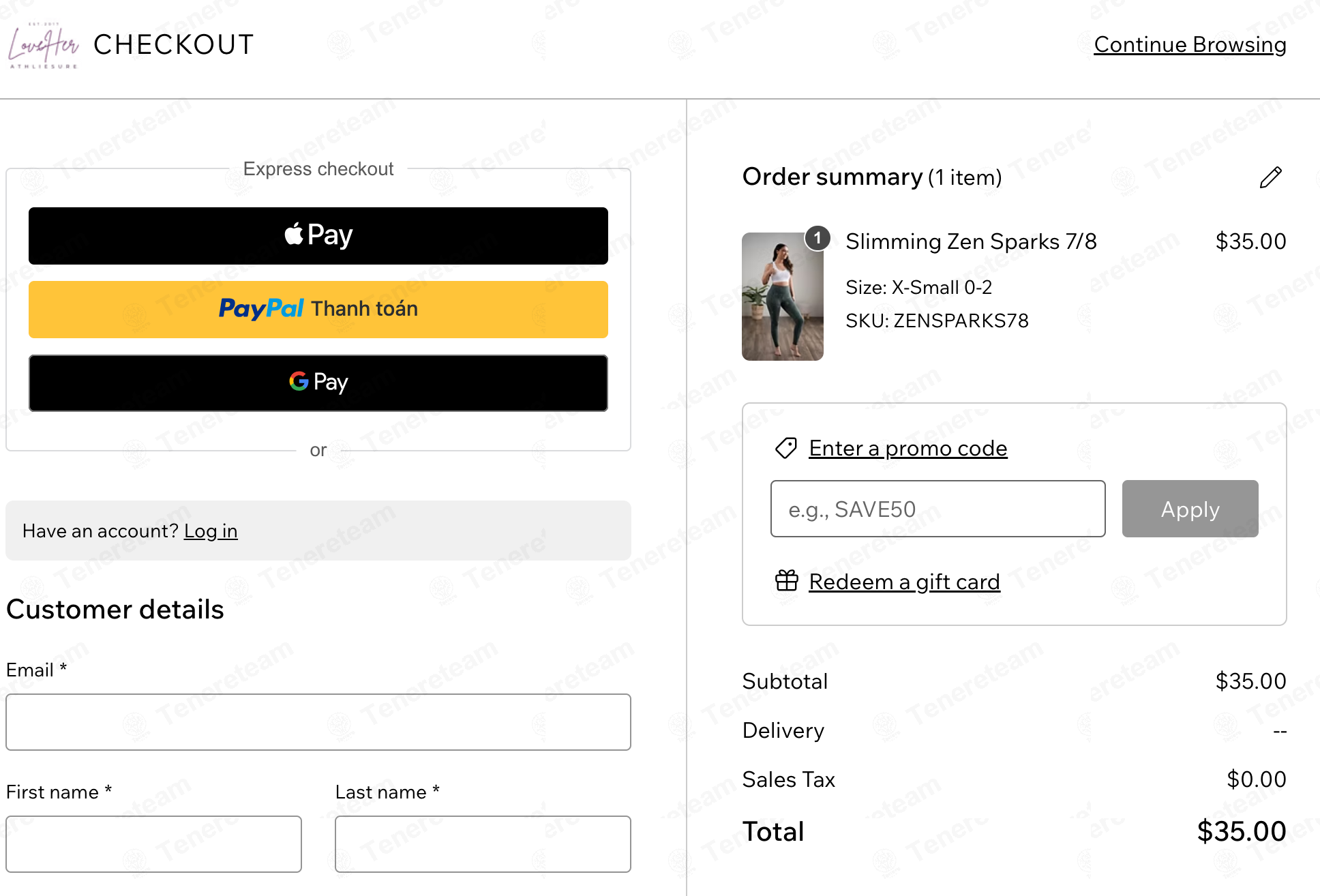 Love Her apply coupon code