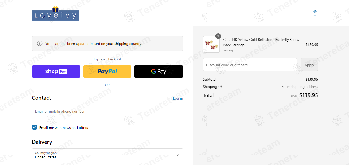 Love Ivy apply coupon code