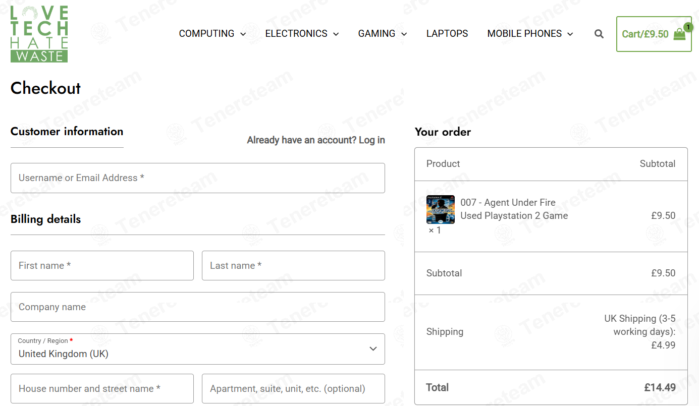 Love Tech Hate Waste apply coupon code