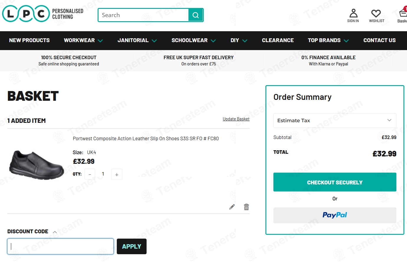 LPClothing apply coupon code