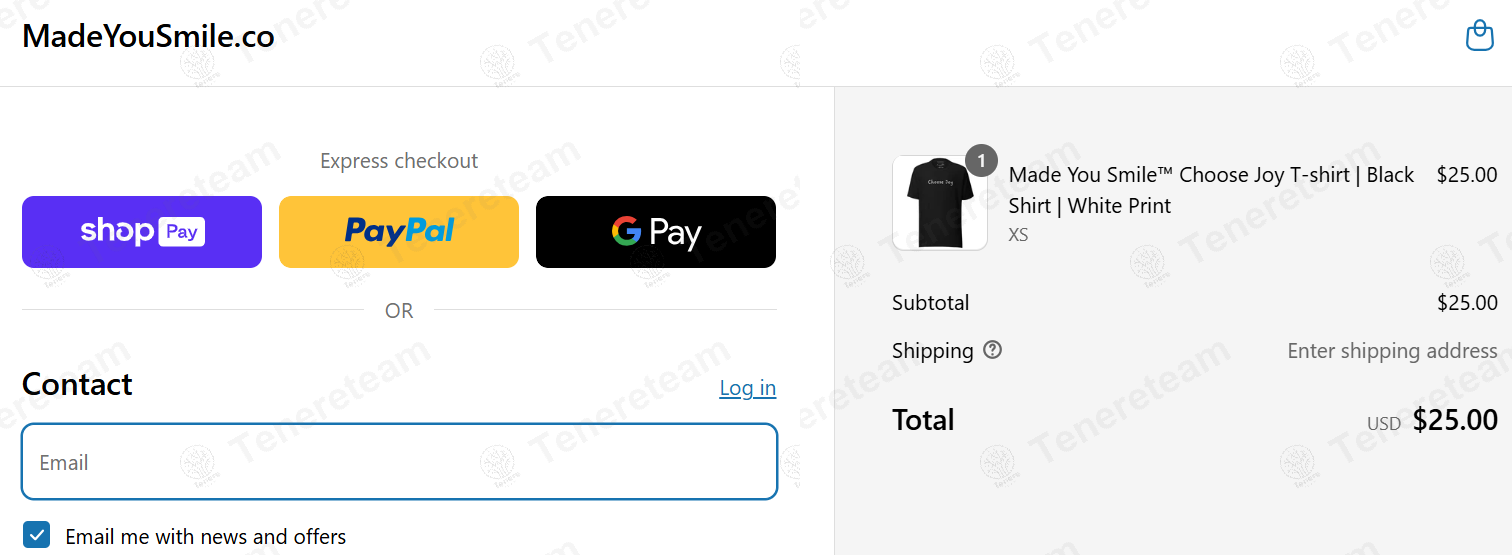 Made You Smile apply coupon code