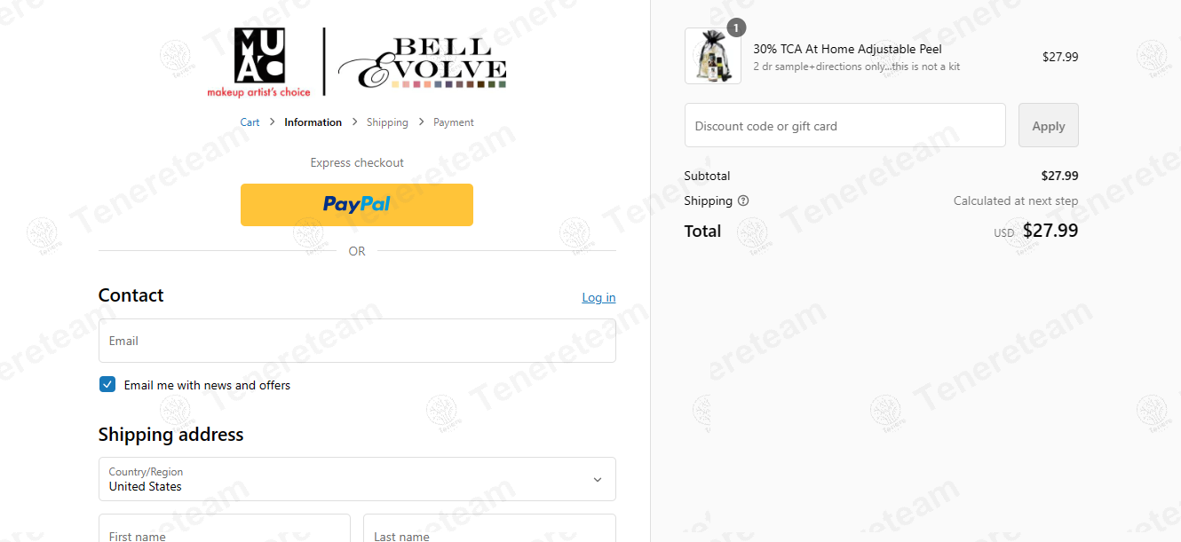 Makeup Artists Choice apply coupon code