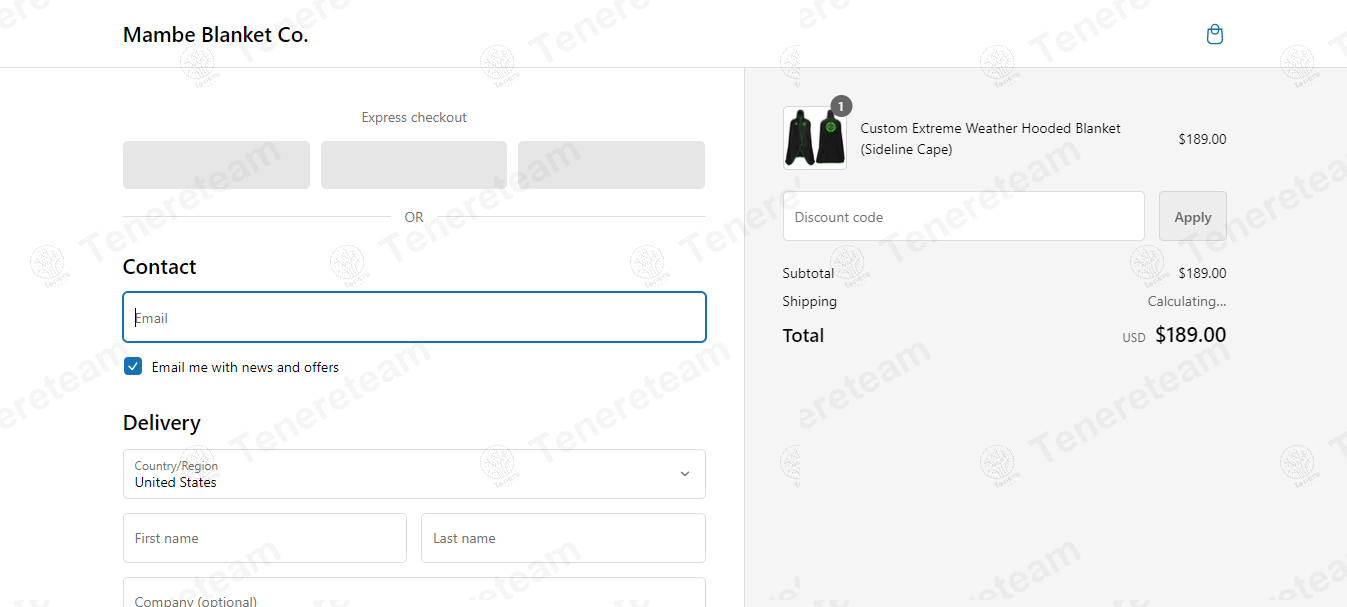 Mambe Blanket apply coupon code