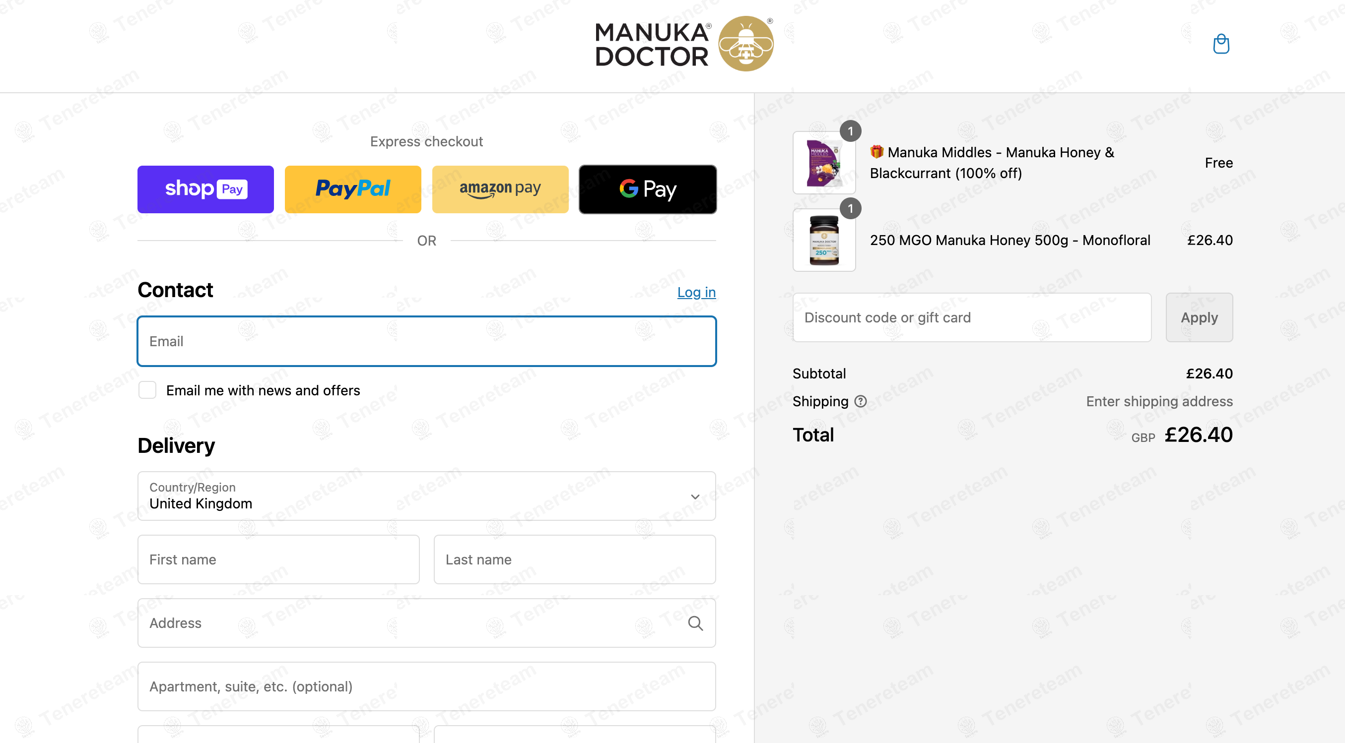 Manuka Doctor UK apply coupon code