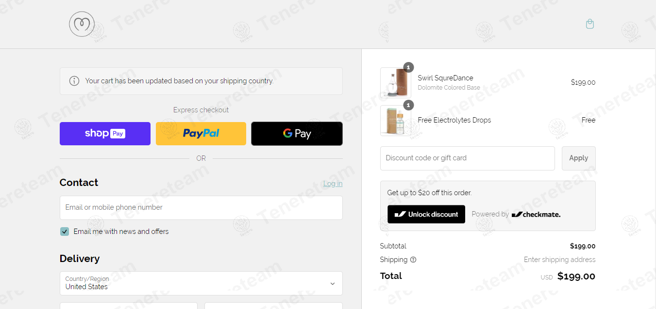 Mayu Water apply coupon code