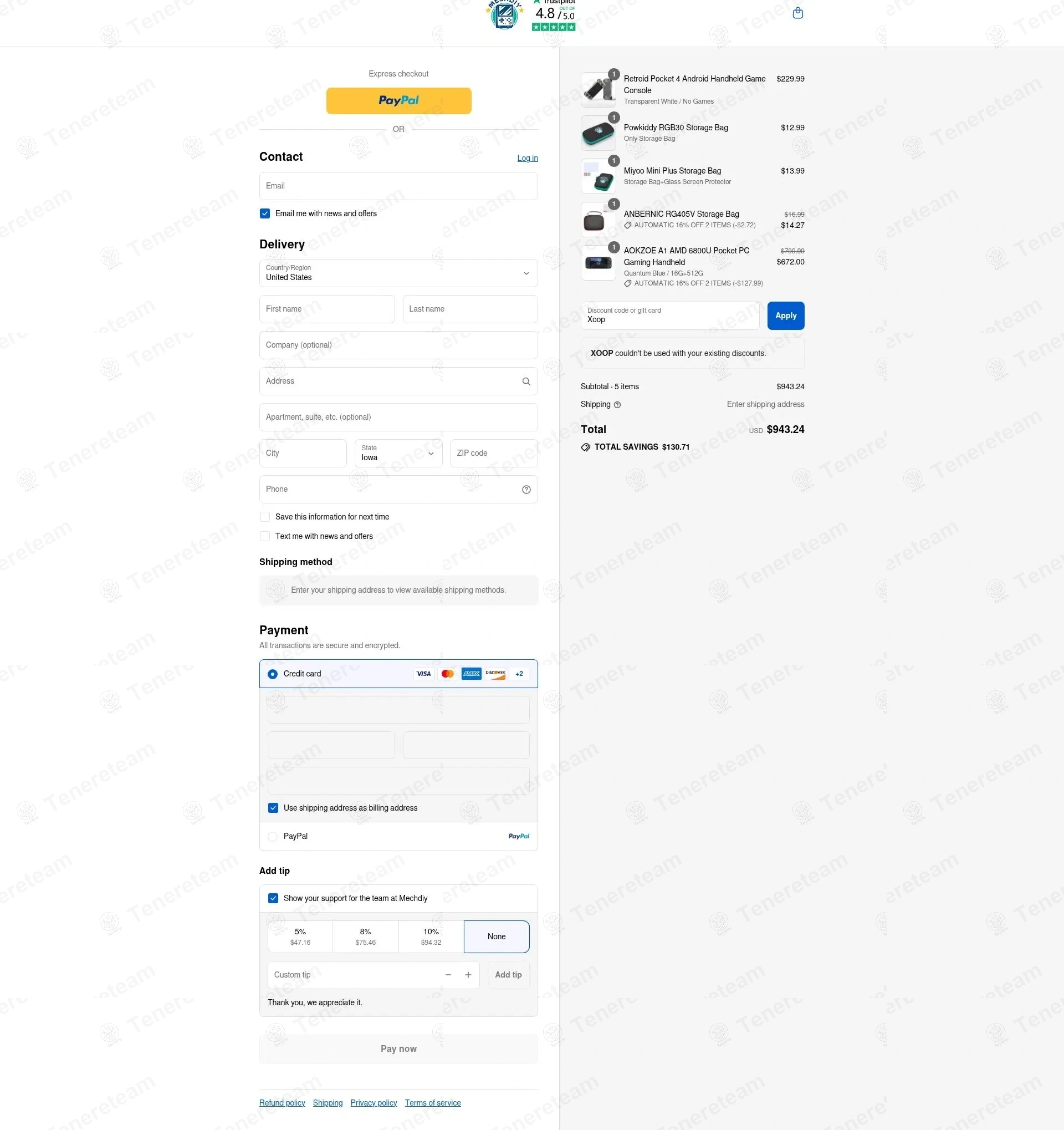 Mechdiy apply coupon code